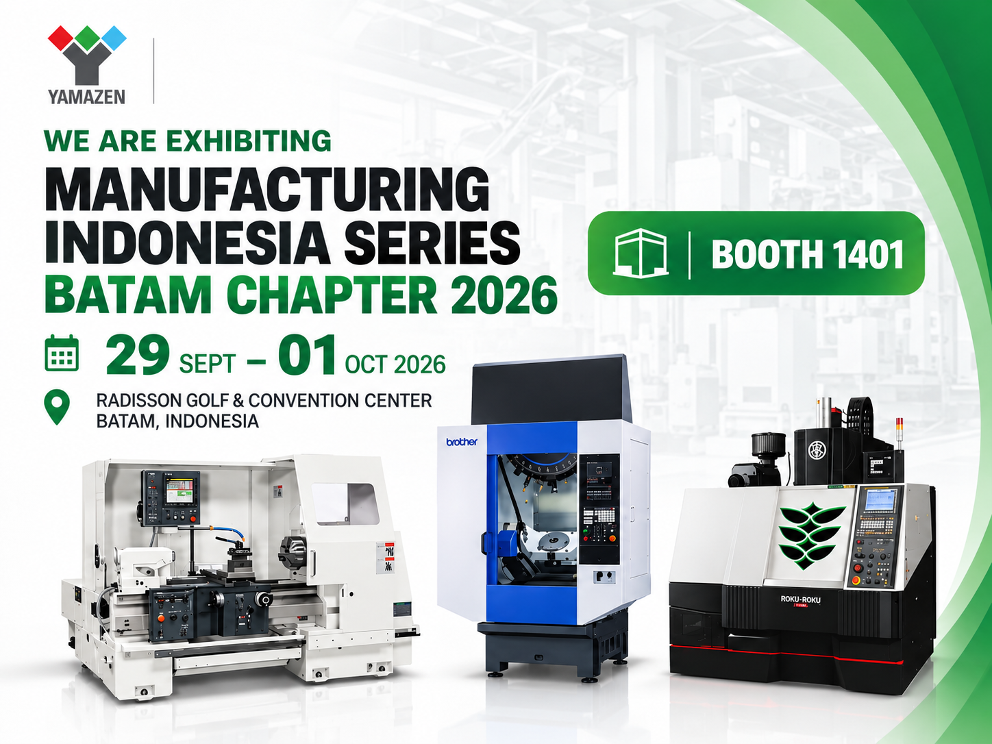 Manufacturing Series 2026 Batam Chapter 29 Sep~01 Oct 2026